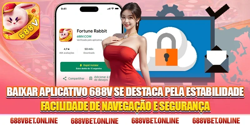 Baixar aplicativo 688V se destaca pela estabilidade, facilidade de navegação e segurança